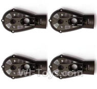 MJX X601H X601 Spare Parts-10-03 Motor seat(4pcs)-Black,MJX X601H X601 RC Quadcopter Drone Spare Parts Replacement Accessories