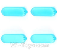 MJX X601H X601 Spare Parts-13 transparent member,lampshade(4pcs)-Blue,MJX X601H X601 RC Quadcopter Drone Spare Parts Replacement Accessories