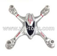MJX X701 RC Quadcopter parts-02 Upper shell cover,Upper canopy-Gray