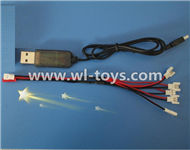 MJX X701 RC Quadcopter parts-26 USB & 1-to-5 Cable ((Not include the 5 battery)