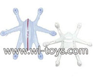 MJX X800 RC Quadcopter Parts-06 Upper and bottom shell cover,Canopy-White