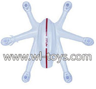 MJX X800 RC Quadcopter Parts-07 Upper shell cover,Upper Canopy-White
