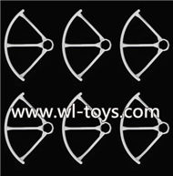 MJX X800 RC Quadcopter Parts-10 Outer protect frame(6pcs)-White
