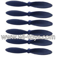MJX X800 RC Quadcopter Parts-12 Main rotor blades,Propellers(6pcs)-Black