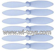 MJX X800 RC Quadcopter Parts-13 Main rotor blades,Propellers(6pcs)-White