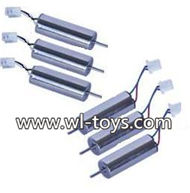 MJX X800 RC Quadcopter Parts-16 Reversing-rotating Motor with Black and white wire(3pcs) & Rotating Motor with red and Blue wire(3pcs)