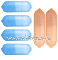MJX X800 RC Quadcopter Parts-43 Light cover for the Rear light(2pcs) & Light cover for the Front light(4pcs)