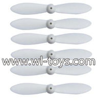 MJX X900 X901 RC Quadcopter Parts-22 Main rotor blades,Propellers(6pcs white)