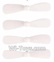 MJX X909T X909 Spare Parts-07-01 Propellers,Main rotor blades(4pcs)-White,MJX X909T X909-T RC Quadcopter Drone Spare Parts Replacement Accessories