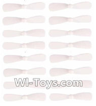 MJX X909T X909 Spare Parts-07-02 Propellers,Main rotor blades(16pcs)-White,MJX X909T X909-T RC Quadcopter Drone Spare Parts Replacement Accessories