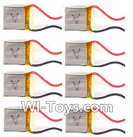 MJX X909T X909 Spare Parts-11-03 3.7v 380mah Battery(8pcs),MJX X909T X909-T RC Quadcopter Drone Spare Parts Replacement Accessories