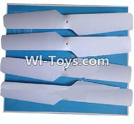 MJ109 Spare parts-04 Propellers,Main rotor blades(4pcs),MingJi 109 109A 109B RC Quadcopter Drone Spare Parts MJ109 Replacement Accessories