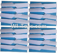 MJ109 Spare parts-05 Propellers,Main rotor blades(16pcs),MingJi 109 109A 109B RC Quadcopter Drone Spare Parts MJ109 Replacement Accessories