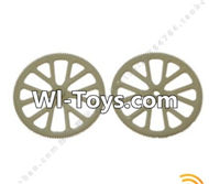 MingJi 812 Spare Parts-19 Upper and bottom main gear,MingJi 812 RC Helicopter Spare Parts MJ812 Parts Replacement Accessories