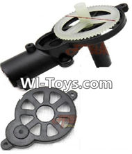 MingJi 812 Spare Parts-26 Tail cover with Tail gear and shaft,MingJi 812 RC Helicopter Spare Parts MJ812 Parts Replacement Accessories