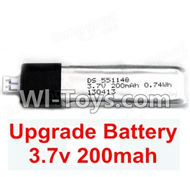 Wltoys F929 Battery Partts. 3.7v 200mah Lipo Battery(1pcs). WLtoys F929 RC AirPlane parts RC Fixed Wing Plane parts