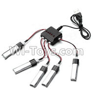 Wltoys F929 Upgrade 1-to-5 balance charger and USB Charger & coversion Wire(5pcs). WLtoys F929 RC AirPlane parts RC Fixed Wing Plane parts