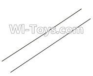 Wltoys F939 Carbon Fiber Pull Rod(2pcs). WLtoys F939 Remote Control AirPlane Parts RC Fixed Wing Plane parts.