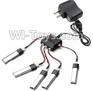 Wltoys F939 Upgrade 1-to-5 balance charger and USB Charger & coversion Wire(5pcs) & USB-To-Socket Conversion Plug. WLtoys F939 Remote Control AirPlane Parts RC Fixed Wing Plane parts.