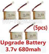 Wltoys F949 Upgrade 3.7v 680mah Battery.Total 5pcs For WLtoys F949 Cessna 182 RC Plane