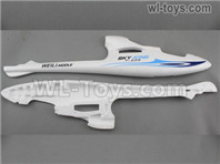 Wltoys F959 Fuselage Body Foam, F959-01. Blue Color. Wltoys F959 Sky King RC Plane Parts Accessories