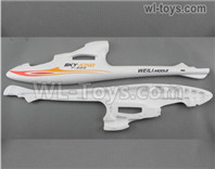 Wltoys F959 Fuselage Body Foam, F959-01. Orange Color. Wltoys F959 Sky King RC Plane Parts Accessories