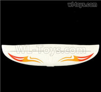 Wltoys F959 Horizontal Tail wing, F959-03. Orange Color.Horizontal, Balance empennage. Wltoys F959 Sky King RC Plane Parts Accessories