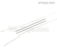 Wltoys F959 F959-08 Steel Wire set,Adjustable head carbon fiber rods. Total 4pcs. Wltoys F959 Sky King RC Plane Parts Accessories