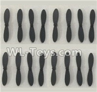 XK A100 J11 Propellers,Main rotor blades(16pcs)-A100.0005 Parts,XK A100-SU27 J11 RC Plane Parts