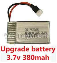 XK A100 J11 Upgrade Battery-3.7V 380mah Battery 25-(Size-3.9X2X0.7CM)-1pcs Parts,XK A100-SU27 J11 RC Plane Parts