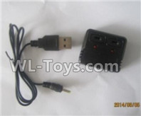 XK A100 J11 Charger and USB Charger(Official)-V966.027 Parts,XK A100-SU27 J11 RC Plane Parts