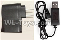 XK A100 J11 Straight conversion plug & USB Charger Parts,XK A100-SU27 J11 RC Plane Parts