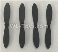 XK A110 Propellers Replace Parts-A110.0005,Main rotor blades(4pcs),XK A110 Predator RC AirPlane Spare Parts Accessories,XK A110 RC Fixed Wing Plane Parts