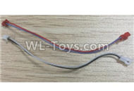 XK A110 Motor extension cord set(2pcs)-A110.0009 ,XK A110 Predator RC AirPlane Spare Parts Accessories,XK A110 RC Fixed Wing Plane Parts