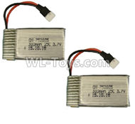 XK A110 Official Battery-3.7v 380mah 25C(2pcs)-A110.0011,XK A110 Predator RC AirPlane Spare Parts Accessories,XK A110 RC Fixed Wing Plane Parts