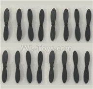 Wltoys XK A120 Propellers Parts,Main rotor blades(16pcs)-A110.0011,Wltoys XK A120 Parts,Airbus A380 Toy Plane And Airbus A380 rc plane Parts