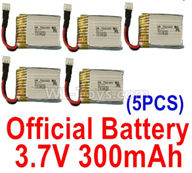Wltoys XK A120 Battery Parts-Official 3.7V 300mah Battery(5pcs)-A100.0011,Wltoys XK A120 Parts,Airbus A380 Toy Plane And Airbus A380 rc plane Parts