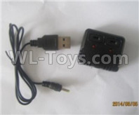 Wltoys XK A130-Y20 Charger and USB Charger(Official)-V966.027,XK A130-Y20 RC Plane Drone Parts,A130-Y20 C-17 RC Plane Parts