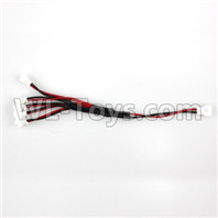 Wltoys XK A130-Y20 Upgrade 1-to-5 Plug wire(Small White-to-White Plug),XK A130-Y20 RC Plane Drone Parts,A130-Y20 C-17 RC Plane Parts