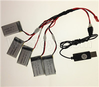 Wltoys XK A150 Parts-USB Charger wire & Upgrade 1-to-5 Conversion wire((Not include the 5 battery),Wl Toys XK A150 RC Plane Drone Parts,Boeing 747 RC Plane Parts,Boyin B747
