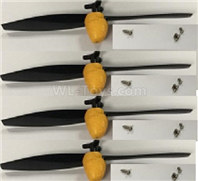 XK A160 SKYLARK Rotor Blades,Prepellers-4pcs-A160.0011,Wltech Wltoys XK A160-J3 Skylark Airplanes Parts