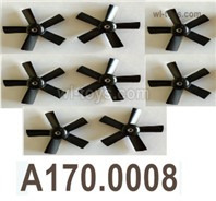 Wltoys XK A170 Parts Propellers.A170.0008.Rotor blades.Total 8pcs.Wltoys XK A170 Boeing 747 RC Plane Toy Accessories.