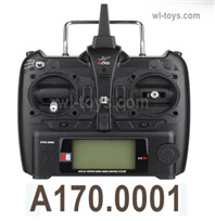 Wltoys XK A170 Parts Transmitter,2.4GHZ Remote control.X8-A170.0001.It has 200m control distance. Wltoys XK A170 Boeing 747 RC Plane Toy Accessories.