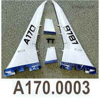 Wltoys XK A170 Parts Left and Right Main wing foam unit.A170.0003.Wltoys XK A170 Boeing 747 RC Plane Toy Accessories.