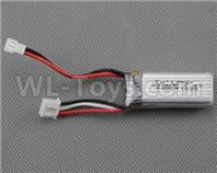 Wltoys XK A180 Battery Packs, 7.4v 300mah Lipo Battery, Total 1pcs-F959.010, Spare Parts Accessories for the XK A180 RC Plane, XK A180 Raptor Plane Parts.
