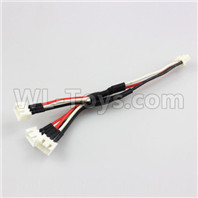 Wltoys XK A180 Upgrade 1-TO-3 Charge wire. It can charge 3 battery at the same ., Spare Parts Accessories for the XK A180 RC Plane, XK A180 Raptor Plane Parts.
