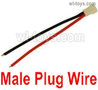 Wltoys XK A190 Male Plug Wire for the Battery(1pcs)