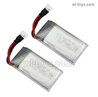Wltoys XK A210 Parts Battery Packs, 3.7V 400mAh 20C Lipo Batteries Pack. Total 2pcs. A210.0013.Wltech XK A210 T28 RC Plane Toy Plane, RC AirPlane RC Glider