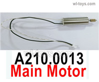 Wltoys XK A210 Parts Main motor unit with the Motor gear.A210.0013.Total 1 Set.Wltech XK A210 T28 RC Plane Toy Plane, RC AirPlane RC Glider