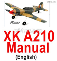 Wltoys XK A220 Parts Manual pdf,instruction in English.